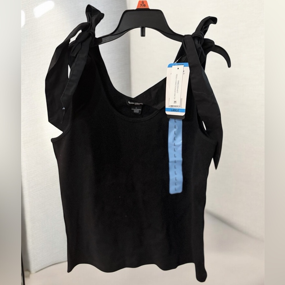 French collection black bow top